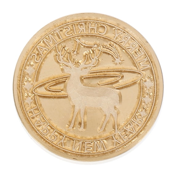 ETHZZLE 1Pc Durable Seal Stamp Head Xmas Fire Lacquer Seal Replacement