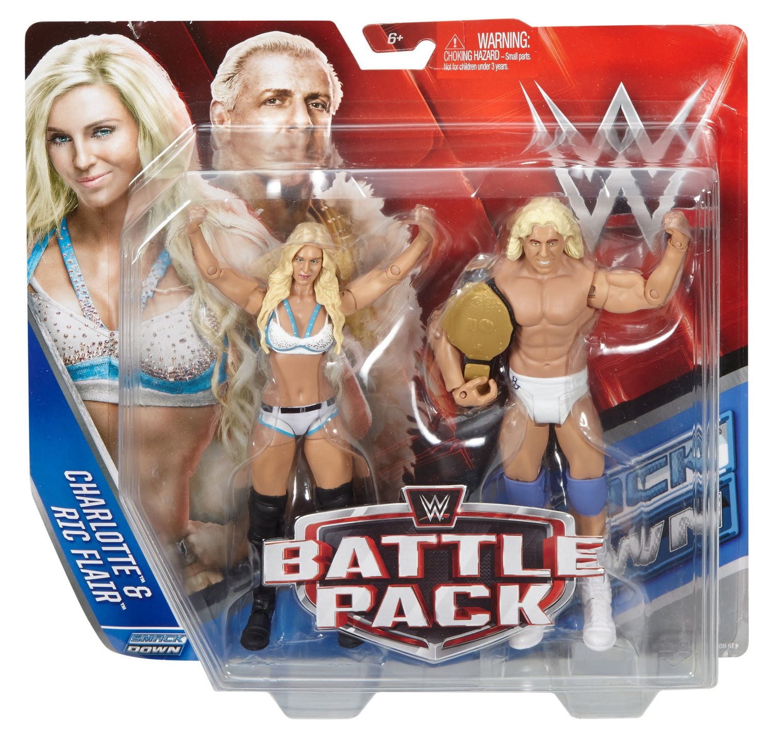 WWE Figure 2-Pack - Charlotte & Ric Flair