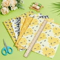 thumbnail image 4 of PH 6pcs Bee Daisy Cotton Fabric Bundles Bee Theme Quilting Patchwork Honeycomb Plaid Pattern Craft Fabrics Yellow Sewing Fabrics for DIY Handmade Craft Party Decor 17.6x19.6 inch Yellow, 4 of 6