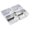 thumbnail image 2 of Cuenco cuadrado de acero inoxidable engrosado Plato cuadrado rectangular Cuenco para porciones de buffet Bandeja más profunda Cuenco para verduras de comida rápida con tapa Caja cuadrada, 2 of 4