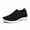 BlackWhite, variant on REUR RO RO Women's Slip On Shoes Casual Outdoor Athletic Running Comfortable Walking Sneakers