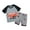 1-Grey719, variant on WOYY Boys Sleepwear Set Cotton Short Sleeve T-Shirt Shorts Loungewear, Sizes 2-8