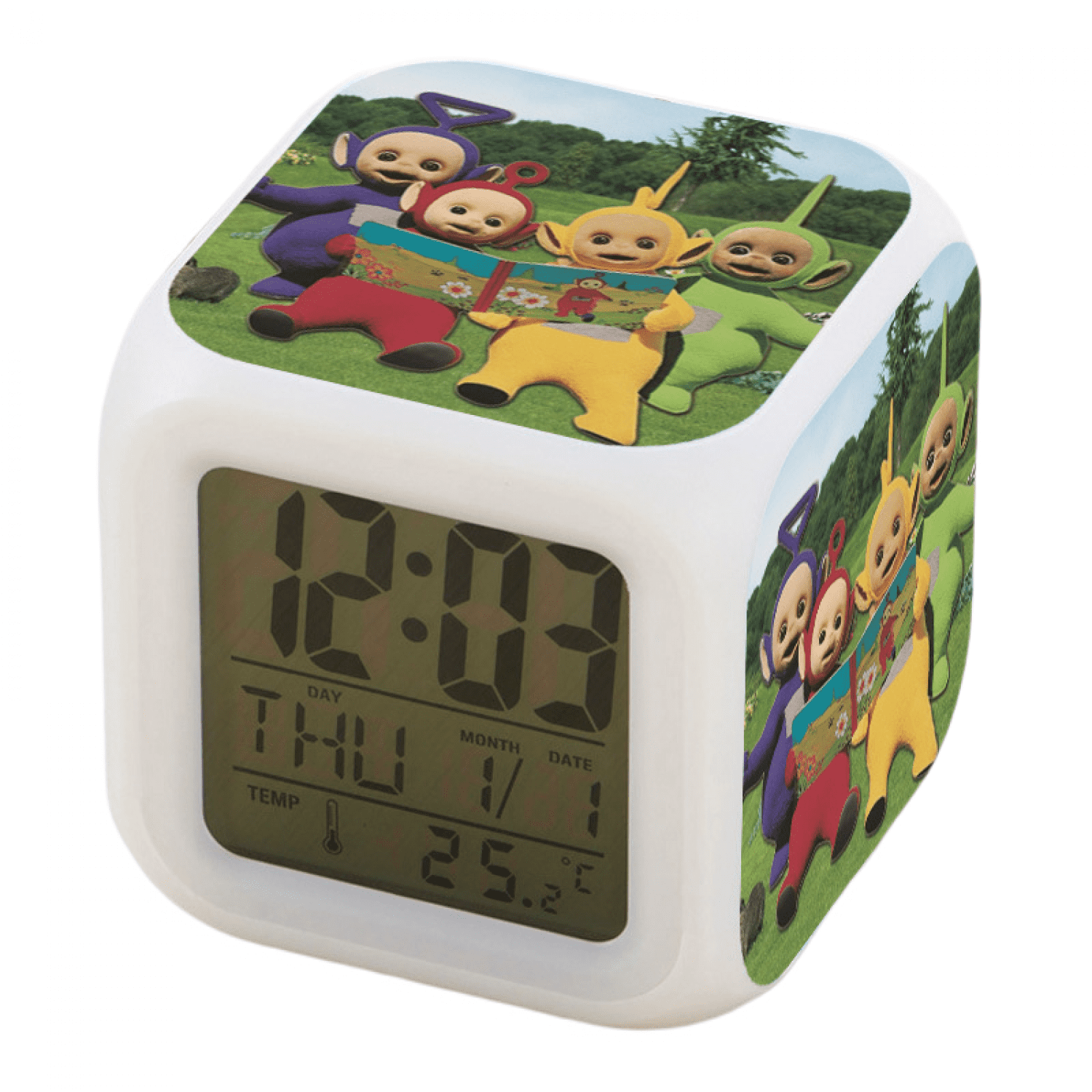 JUSTUP Alarm Clock for Kids Room, LED Digital Bedroom Alarm Clock Easy
