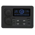 thumbnail image 2 of Mini Power Distribution Box, LCD Display USB C QC3.0 Port for 4 Anderson Outlet 12V Mini Power Box  for Car for Boat, 2 of 7