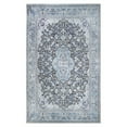thumbnail image 3 of BNM Floral Medallion Indoor Area Rug, 9' x 12', Azure, 3 of 7