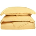 thumbnail image 1 of 530 Thread Count Egyptian Cotton Twin Duvet Cover Set Solid  Gold, 1 of 1