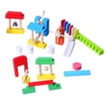 thumbnail image 4 of Juego de dominó Joqutoys, 600 unidades, bloques de construcción de madera para niños, 4 of 9