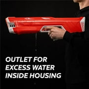 SPYRA Manual Water Blaster, Outdoor Squirt Gun Pool Game, SpyraLX, Red
