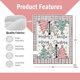 thumbnail image 2 of Cubierta de buzón con diseño de árboles de Navidad, magnética, tamaño estándar, 21 x 18 pulgadas, copos de nieve navideños, cuadros de búfalo, decoración decorativa para buzón, decoración para, 2 of 8