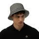 thumbnail image 4 of Balery Black and white houndstooth Sombreros para el sol para hombre y mujer, sombrero de pescador con UPF 50+, 4 of 6