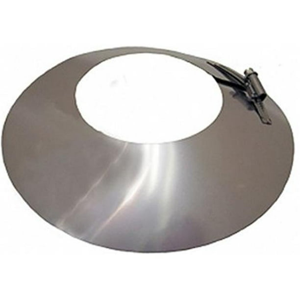 Gray Metal 4335 4 in. Galvanized Storm Collar