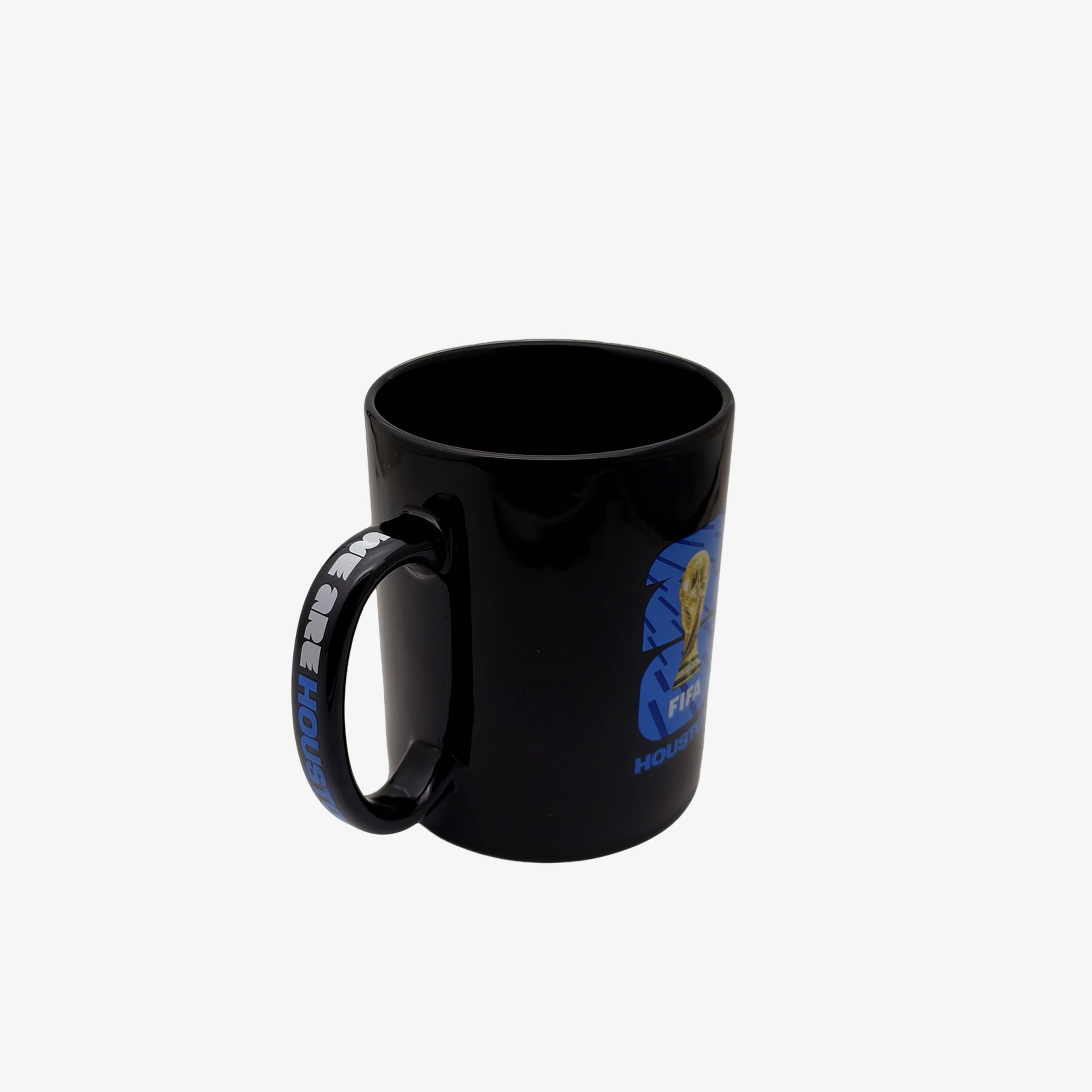 FIFA World Cup 2026 Host City Black Ceramic Soccer Mug - Houston