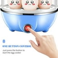 thumbnail image 3 of Egg Cooker 7 Egg Capacity Hard Boiled Egg Cooker Anti-dry Electric Egg Boiler with 40mL Measuring Cup Steam Vegetables, 3 of 8