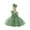 Light Green, variant on Kids Flower Girl Dress One Shoulder Birthday Party Dress Princess Gown for Pageant