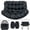 Black, variant on JIAN YA NA Double Hanging Egg Chair Cushion Replacement, Outdoor Rocking Chair Cushions, 2-Person Papasan Seat Pad for Patio, Balcony, Garden (44 x 39 x 4 inch, Black)