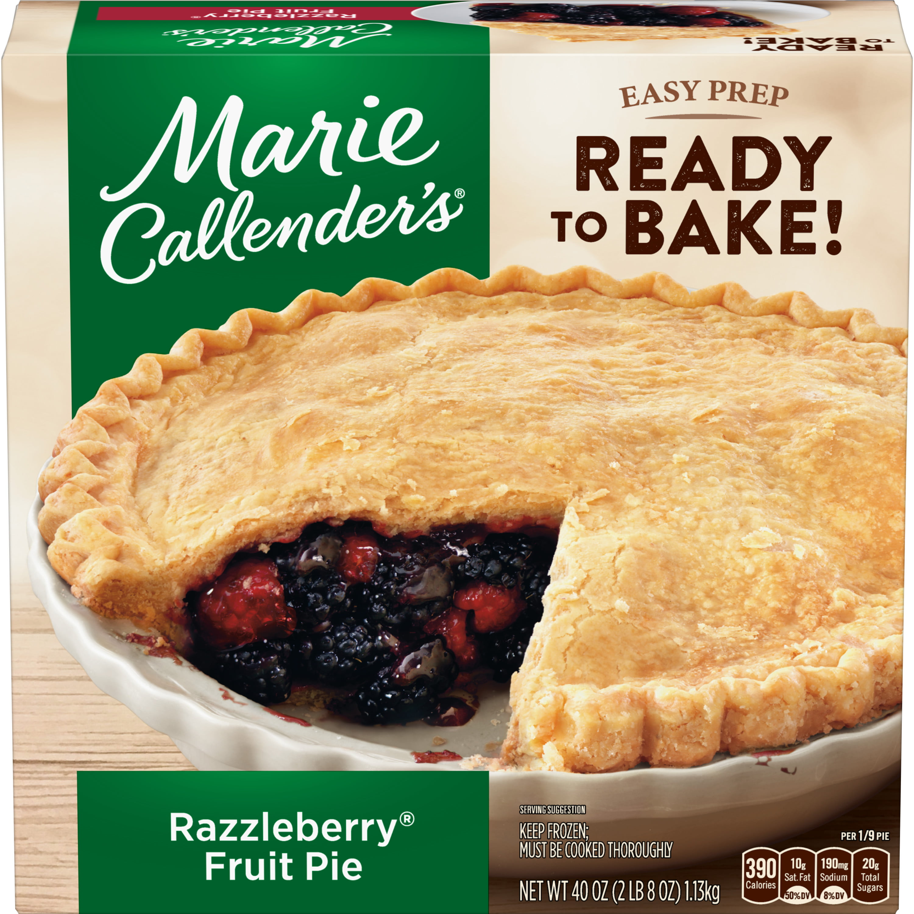 Marie Callender's Razzleberry Frozen Pie 40oz. BrickSeek