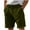 Army Green, variant on ctdiral Mens Corduroy Shorts Casual Loose Fit Lightweight Short Pants Elastic Waist Button Zipper Lounge Shorts Summer Beach Shorts with Pockets
