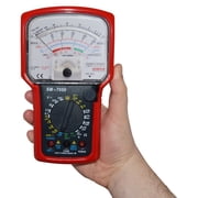Analog Multimeter, 20-Range AC/DC General Purpose, 7 Functions