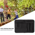thumbnail image 4 of Inserte herramientas de bolsillo modulares, llavero, cinturón, bolsas de malla utilitarias (negro), 4 of 6