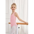 thumbnail image 4 of Oudiya Leotard for Girls Sleeveless Gymnastic Leotards Hollow Back Ballet Dance Unitards Bodysuit for 3-13Y, 4 of 6