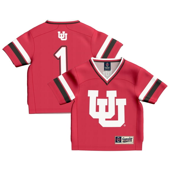 Infant GameDay Greats #1 Red Utah Utes Lightweight Collegiate Football Fashion Jersey
