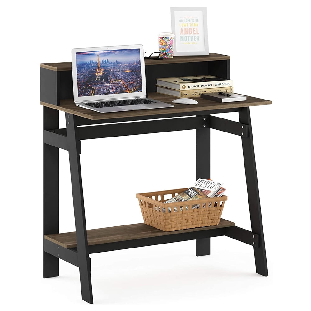 Furinno Simplistic A Frame Computer Desk, Columbia Walnut
