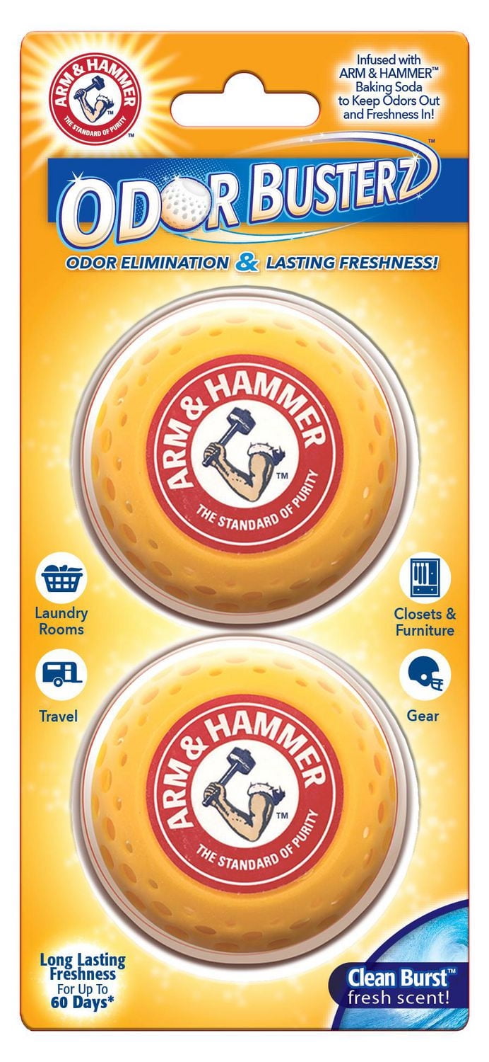 Arm & Hammer Deodorizer Odor Busterz, 2 Pack, Odor Elimination & Freshness