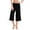 AM14_Dark Gray, variant on Dwellite Pants for Women Low Rise Fold Over Capris Wide Leg Cropped Capri Yoga Pants Y2K Lounge Palazzo Gauchos Pant with Pockets Khaki S