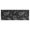 Black Paisley and, variant on Blue Abstract Pattern Kitchen Rug Mat,Kitchen Runner Rugs Non Skid Washable,Decorative Kitchen Floor Mats for Kitchen,Sink,Laundry,17"X47"