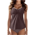 thumbnail image 4 of Bikini Set for Women High-Waisted Two-Piece Swimsuit with Wide Supportive Straps and Removable Padding for Beach Pool and Vacation, 4 of 4