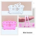 thumbnail image 2 of OULII 10Pcs Toddler Shopping Basket White Mini Shopping Baskets Family Fun, 2 of 8