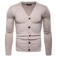 thumbnail image 3 of Suéter de otoño nuevo, tejido de punto, primavera, manga larga, cuello en V, suéter de talla grande, abrigo, chaquetas tipo cárdigan para hombre, 3 of 5