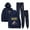 Navy, variant on Bailey Sarian Dark History Logo Hoodies Jogger Pants Cosplay Women Men Fashion HipHop Streetwear