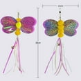 thumbnail image 4 of lanema Set of 4 Cat Toy Attachments Bug Shape Tassels Replacements Wand Refills, 4 of 10