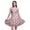 Dark Magenta, variant on Bimba Floral Women Smocked Above Knee Cocktail Dress Flowy Summer Sun Dress-Medium