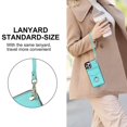 thumbnail image 5 of Elegante funda multifuncional tipo cartera para iPhone 12 con correas, ranura para tarjetas, soporte para anillo, protección para cámara, material de PU, diseño a prueba de golpes y antirrobo., 5 of 5