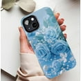 thumbnail image 5 of Elegant Blue Rose Pearl Decorated Phone Case Compatible with iPhone 11/12/13/14/15/16 (Pro Max/Plus) For Women & Men, Ideal for Gifts & Special Occasions, 5 of 9