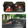 thumbnail image 3 of 3D Hocus Pocus Car Auto Sunshades Windshield Heat Protection, Hocus Merchandise Pocus Sun Shades Univeral Fit Cars Suv Truck . Halloween Horror Movie Cosplay Car Decor, 3 of 7
