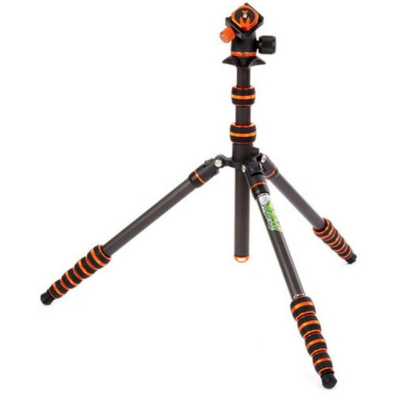 3 Legged Thing Punks Brian 2.0 5-Section Carbon Fiber Travel Tripod with AirHed Neo 2.0 Ball Head, Black