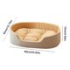 thumbnail image 3 of Funda de almohada para perrera de mascotas lavable de doble cara para gatos y perros, perrera grande tridimensional de poliéster para mascotas., 3 of 6