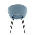 thumbnail image 5 of LumiSource Metro Chairs, Blue Noise/Black, Set Of 2 Chairs, 5 of 7
