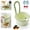 Green, variant on Cactus Kitchen Sink Strainer Basket, Faucet-Hanging Sink Drain Filter with Openable Bottom Cover, Food Waste Collector and Quick-Draining Colander for Cooking, Cleaning, and Kitchen Prep (Green*2)
