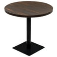 thumbnail image 5 of vidaXL Bistro Table MDF Steel French Side Stand Desk Multi Sizes Dark Ash/Oak, 5 of 37