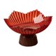 thumbnail image 1 of Frutero con pedestal, bandeja para frutas, práctico, moderno, regalo, decoración, elegante, para servir. Rojo claro, 1 of 9