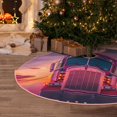 thumbnail image 5 of Sikiie Sunset Truck Highway Christmas Tree Skirt, Christmas Tree Decorations, Christmas Decor, Tree Mat Decoration(30-48IN)-36", 5 of 6
