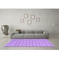thumbnail image 3 of Ahgly Company Indoor Square Abstract Purple Contemporary Area Rugs, 4' Square, 3 of 4