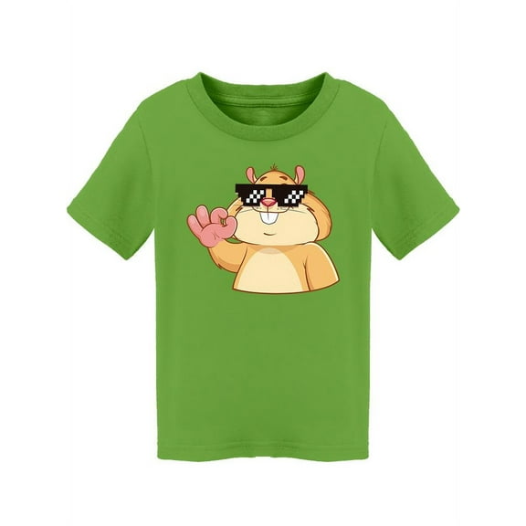 Hamster With Shades T-Shirt Toddler -Image by Shutterstock, 5 Toddler