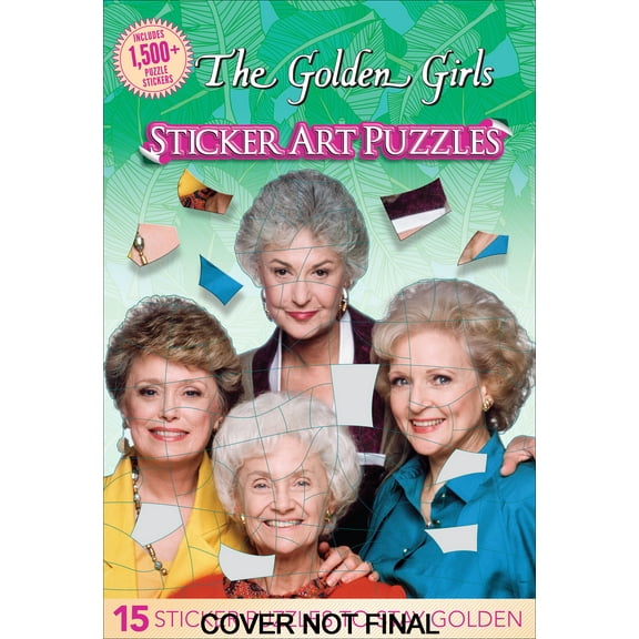 Arie Kaplan: Golden Girls Sticker Art Puzzles (Paperback)