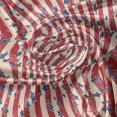 thumbnail image 7 of Ambesonne American Flag Valance & Curtain, Vintage Stars Waves, 55"x24", Beige Pale Maroon, 7 of 7