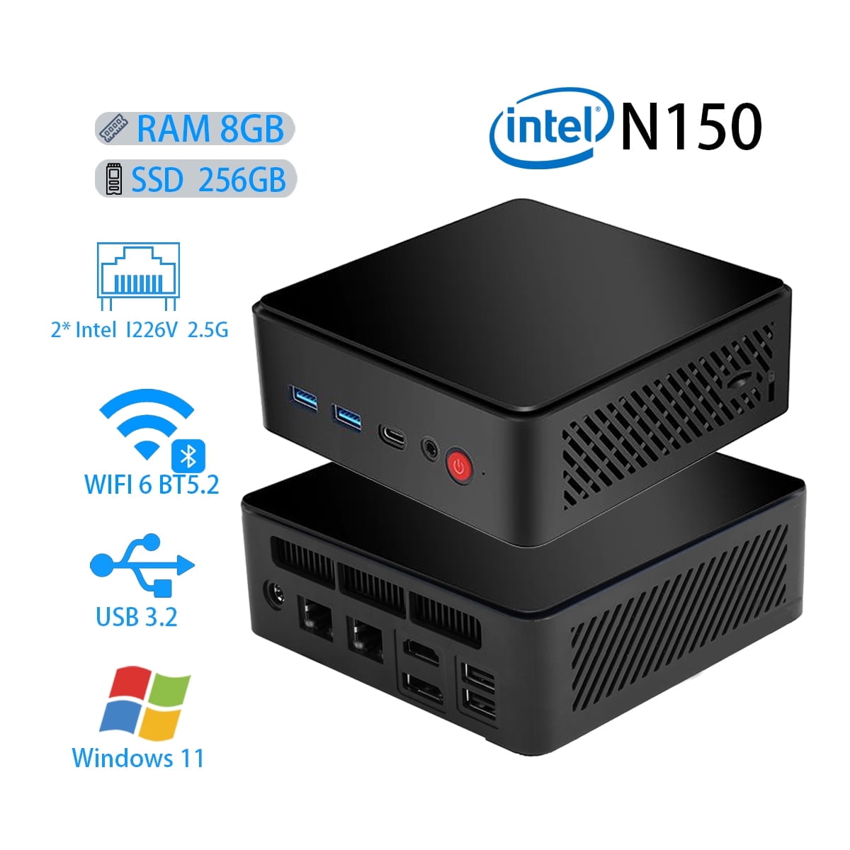 小型 ミニPC Corei5 8GB SSD Win11 Office2021 小型 ミニPC Corei5 8GB SSD Win11 Office2021 小型 ミニPC